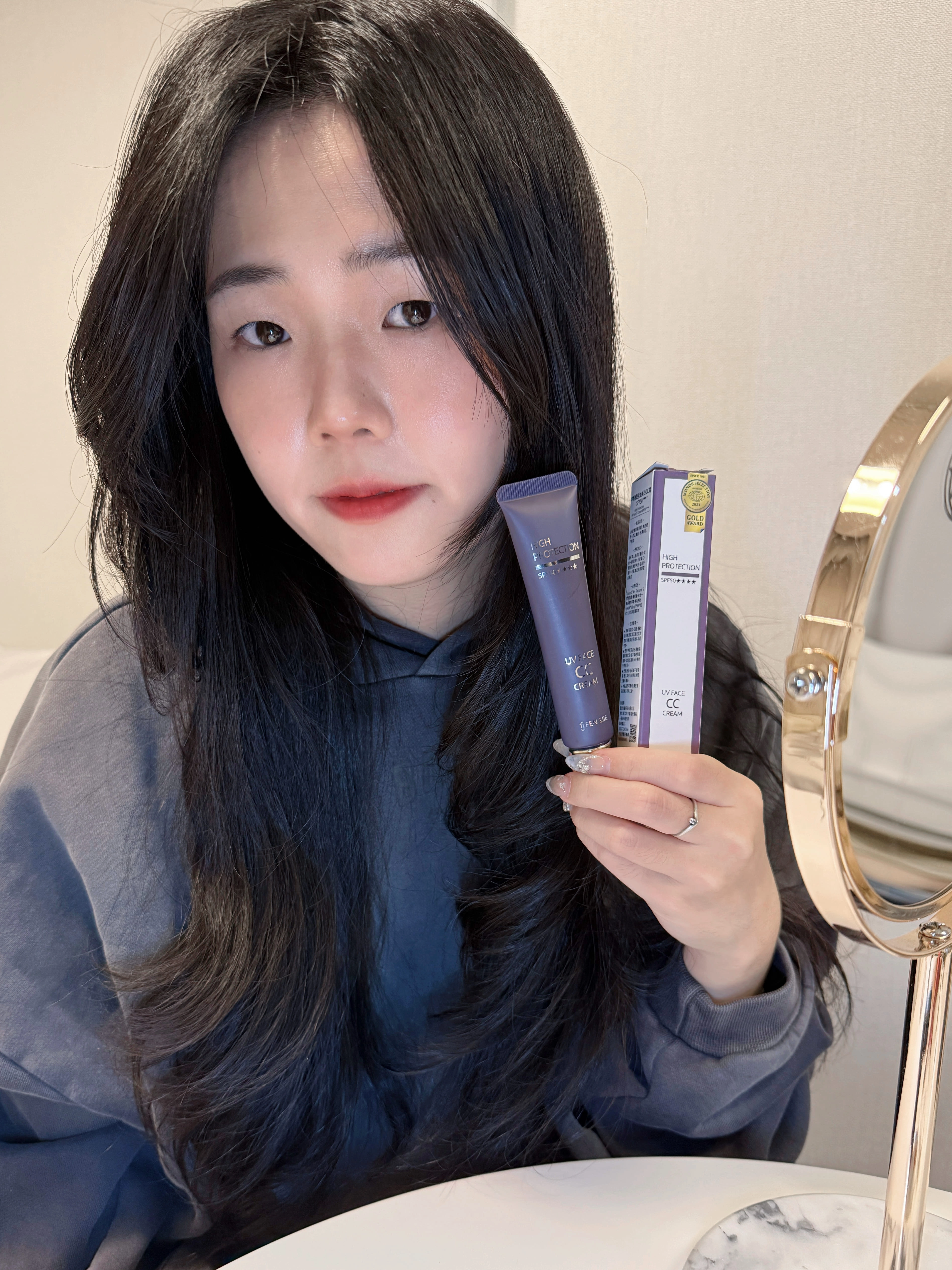 使用者分享：【Meiya Lin】保養｜一整天下來，臉上依然是漂亮的無瑕珍珠光澤😍