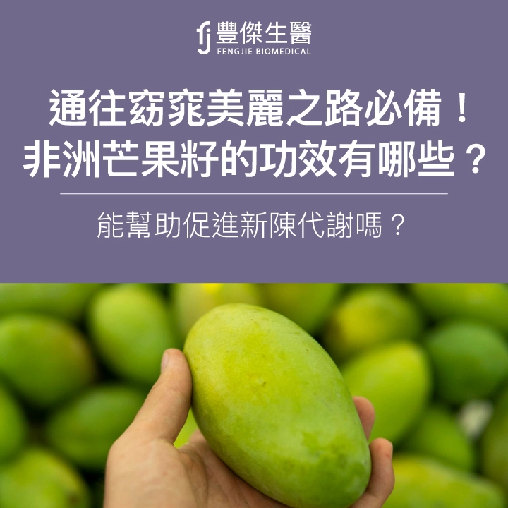 窈窕美麗必看!非洲芒果籽的功效有哪些?能幫助促進新陳代謝嗎?