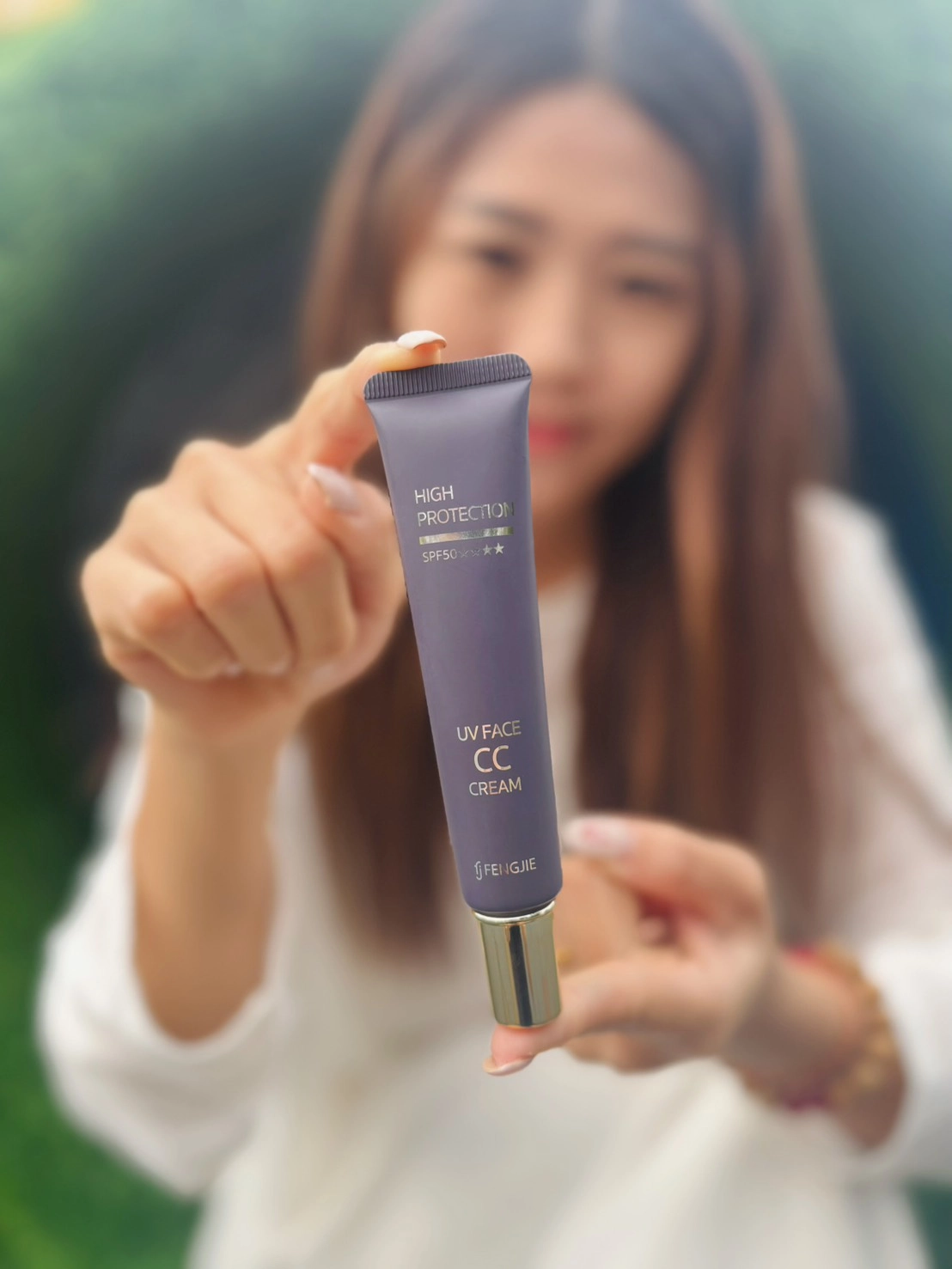 零粉感控油美白cc霜 