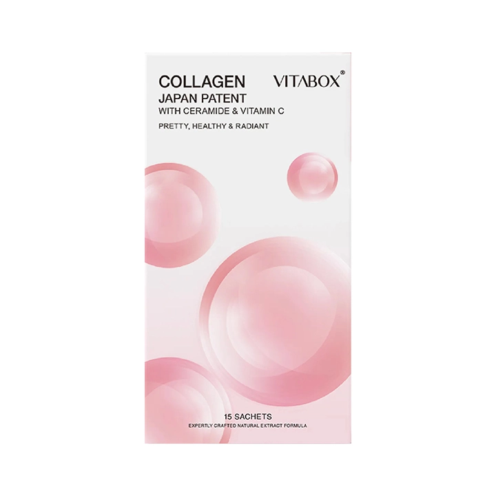 【vitabox】雙效膠原蛋白粉+玄米神經醯胺+西印度櫻桃C