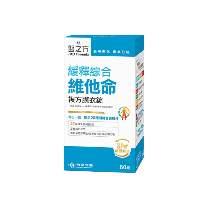 【醫之方】緩釋綜合維他命複方膜衣錠