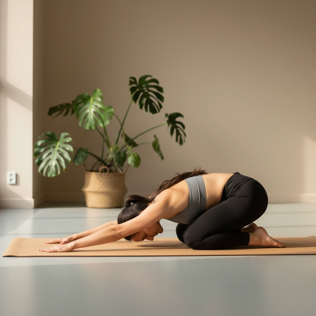 消脹氣姿勢3. 嬰兒式