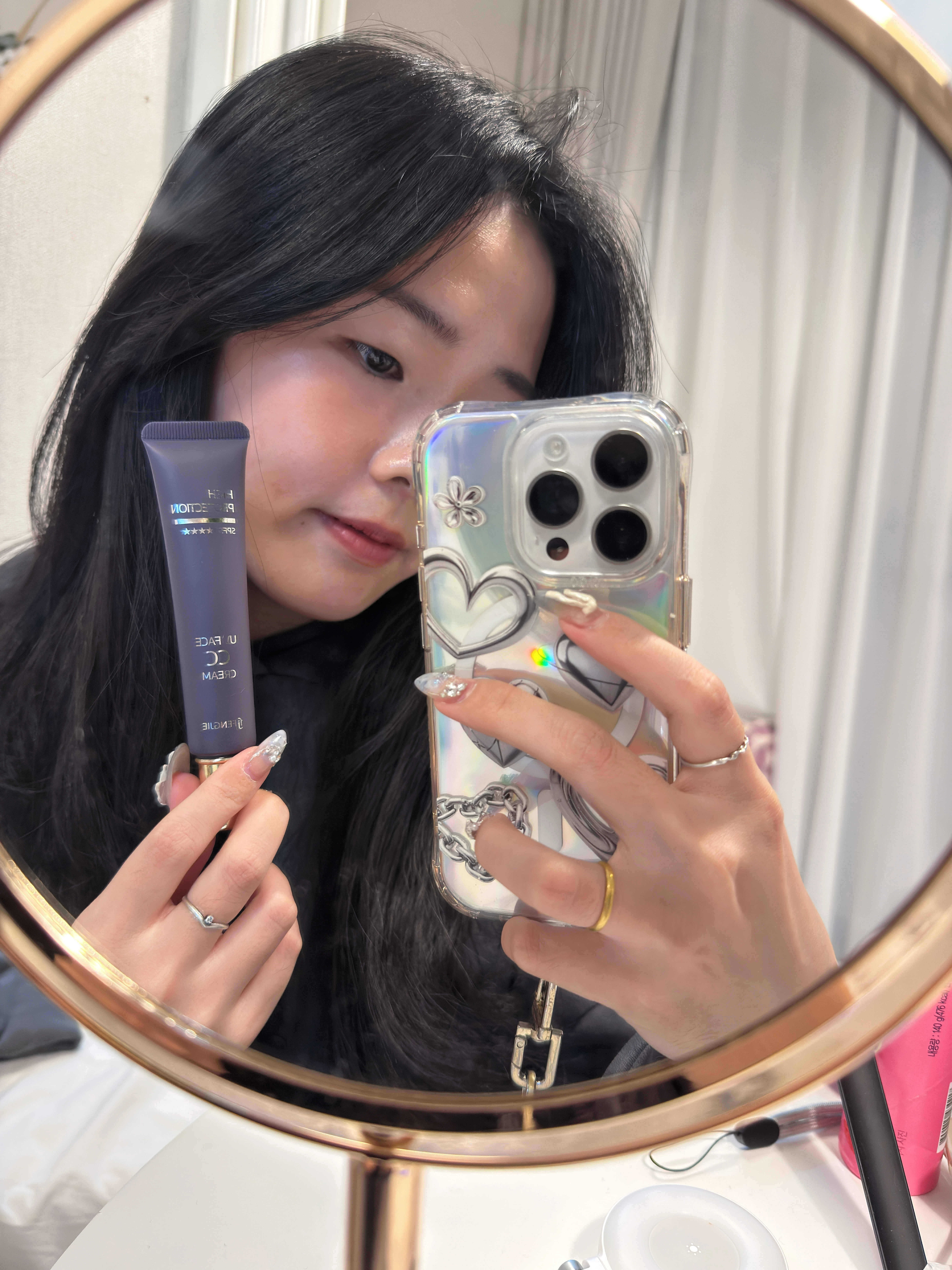 零粉感控油美白CC霜