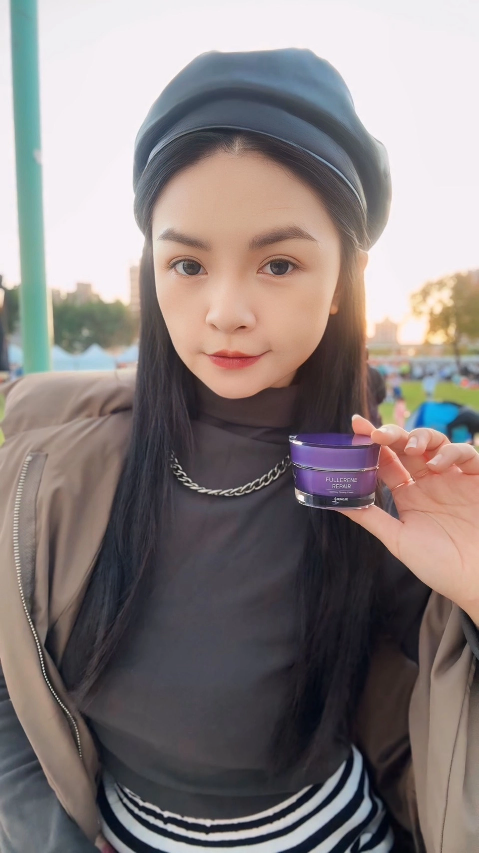 【睿睿x萱萱】保養｜富勒烯肌因逆齡霜（紫鑽瓶），真的有讓我停下來認真觀察自己的臉