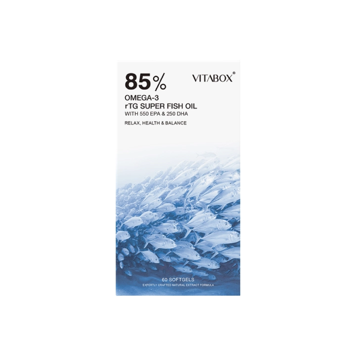 【VITABOX】挪威85% Omega-3 rTG高濃度魚油