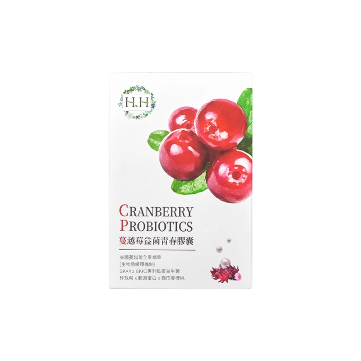 【草本新淨界】HH蔓越莓益菌青春膠囊