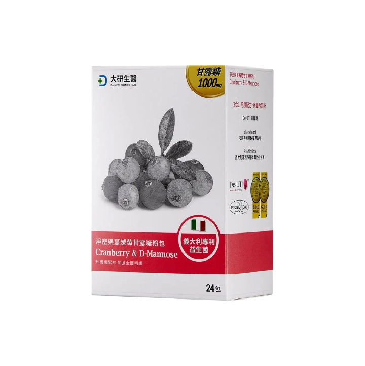 【大研生醫】淨密樂甘露糖蔓越莓益生菌
