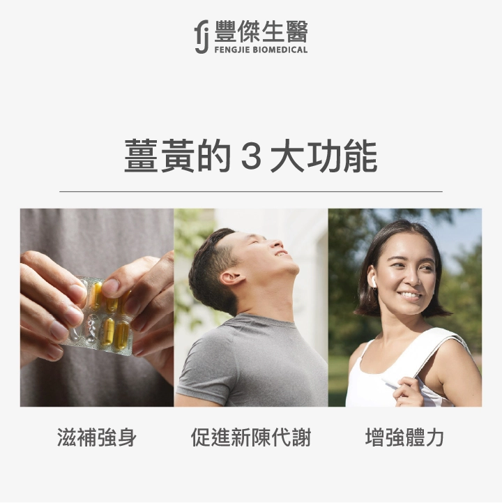 薑黃的3大功能：滋補強身、促進新陳代謝、增強體力