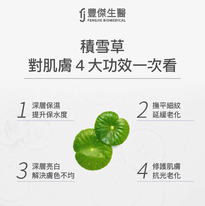 積雪草對肌膚有哪些好處？4大功效一次看！