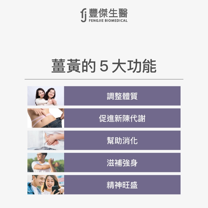 薑黃有5大功能