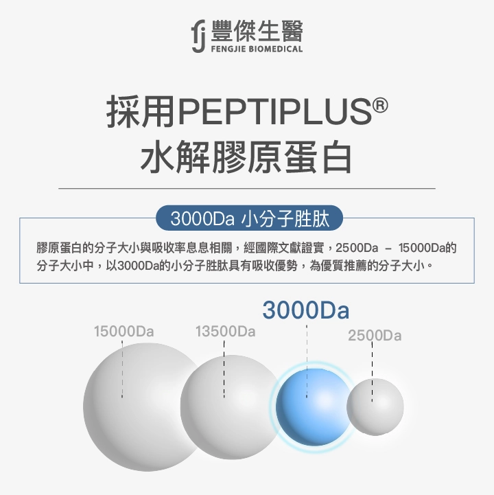 為什麼3000Da是最適合的小胜肽分子？