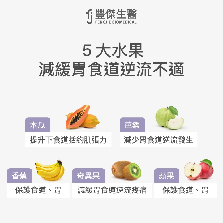 胃食道逆流飲食吃什麼水果？營養師推5種水果