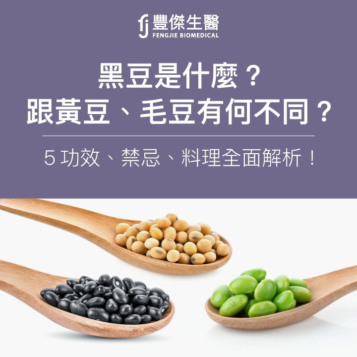 黑豆是什麼？跟黃豆、毛豆有何不同？5大功效、禁忌、料理全面解析！