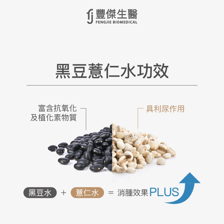 黑豆薏仁水有消水腫的功效