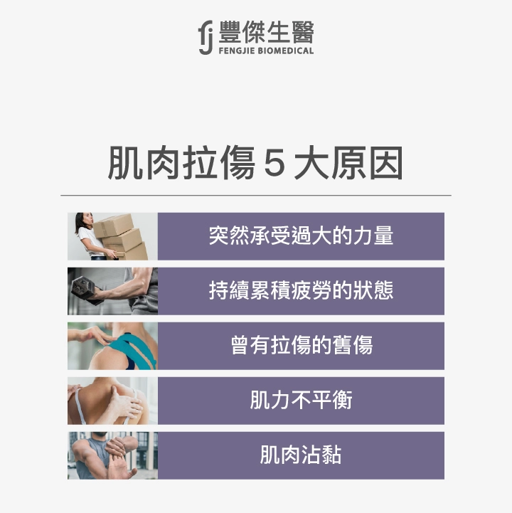 5種可能導致肌肉拉傷原因