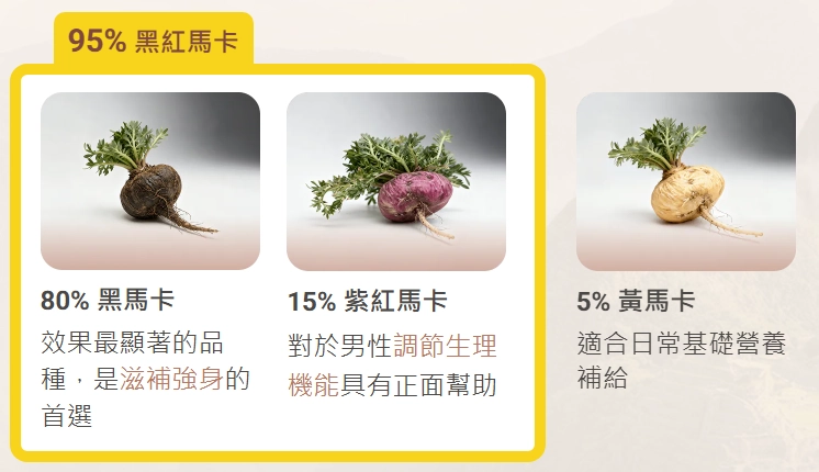 ▲豐傑馬卡,同時擁有黑馬卡+紫紅馬卡,效果加乘更有感!